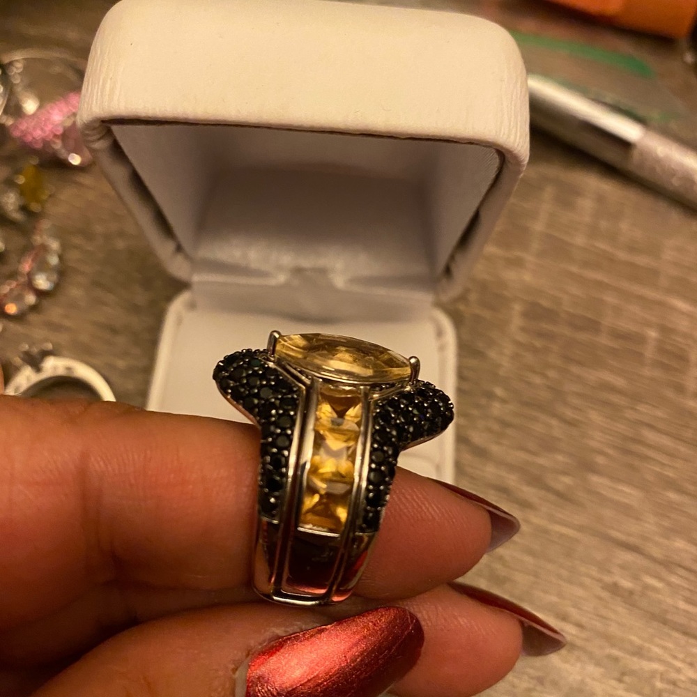 COPY - 925 Sterling silver black spinel
